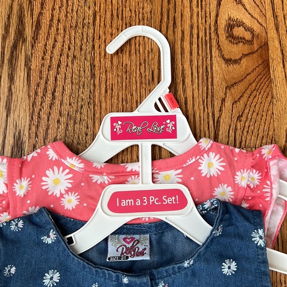 NWT Real Love- Toddler Girls 3 Piece Set, two Dresses and a Headband, size 3T - Picture 3 of 6